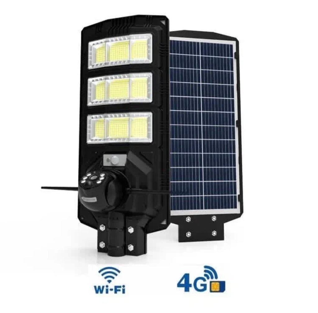 Lampadaire Solaire Intelligent avec Caméra HD Intégrée